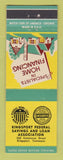 Matchbook Cover - Kingsport Federal Savings and Loan Kingsport TN