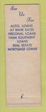 Matchbook Cover - Brookville National Bank Brookville OH low phone # WEAR