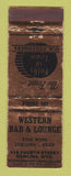 Matchbook Cover - Western Bar Lounge Rawlins WY WEAR