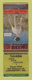 Matchbook Cover - Neighborhood Tavern Logansport IN WORN