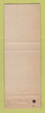 Matchbook Cover - Royer's Restaurant Thurmont MD WEAR