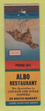 Matchbook Cover - Albo Restaurant Setter Dog