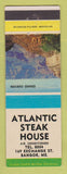 Matchbook Cover - Atlantic Steak House Bangor ME