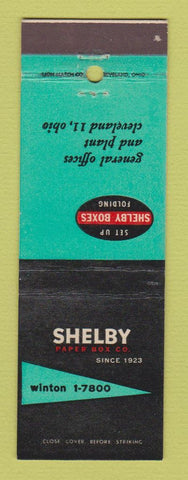 Matchbook Cover - Shelby Paper Box Company Cleveland OH