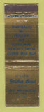 Matchbook Cover - Golden Bowl Restaurant Cleveland OH WEAR
