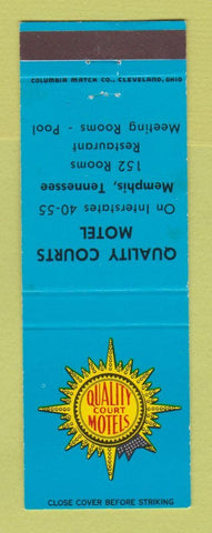 Matchbook Cover - Quality Courts Motel Memphis TN