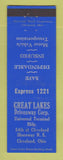 Matchbook Cover - Great Lakes Driveway Corp Cleveland OH