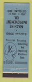 Matchbook Cover - Machine Improvement Company Cleveland OH