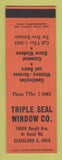 Matchbook Cover - Triple Seal Window Cleveland OH