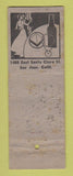 Matchbook Cover - Johnnie's Place Restuarant San Jose CA WEAR