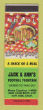 Matchbook Cover - Jack & Ann's Fountain San Jose CA SAMPLE