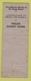 Matchbook Cover - Italian Restaurant San Jose CA WEAR