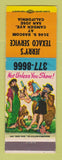 Matchbook Cover - Jerry's Texaco oil gas San Jose CA hillbilly WEAR