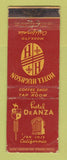 Matchbook Cover - Hotel De Anza San Jose CA Hughson Modesto WEAR