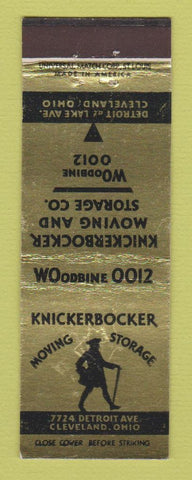Matchbook Cover - Knickerbocker Moving Storage Cleveland OH