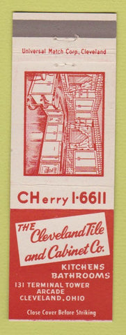 Matchbook Cover - Cleveland Tile and Cabinet Company OH