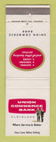 Matchbook Cover - Union Commerce Bank Cleveland OH
