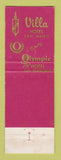 Matchbook Cover - Hotel Sainte Claire San Jose CA WEAR
