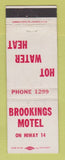 Matchbook Cover - Brookings Motel OR?