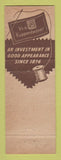 Matchbook Cover - Kuppenheimer Men's Clothes Hardie Caudle Chattanooga TN