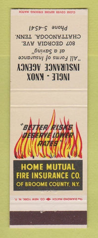 Matchbook Cover - Ingle Knox Insurance Chattanooga TN