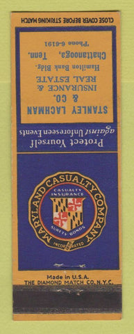 Matchbook Cover - Stanley Latchman Insurance Real Estate Chattanooga TN