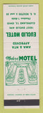 Matchbook Cover - Euclid Motel Cleveland OH