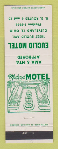 Matchbook Cover - Euclid Motel Cleveland OH