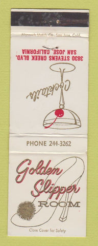 Matchbook Cover - Golden Slipper Room San Jose CA WEAR