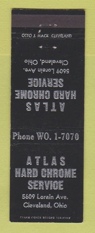 Matchbook Cover - Atlas Hard Chrome Service Cleveland OH