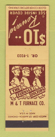 Matchbook Cover - M&T Furnace Cleveland OH