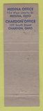 Matchbook Cover - Security Savings Cleveland OH Medina Chardon