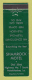Matchbook Cover - Shamrock Motel Natchitoches LA
