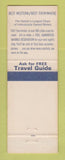 Matchbook Cover - GTL Gulf Trail Motor Lodge Sardis MS Best Western