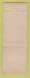 Matchbook Cover - Silver Dollar Bar Crawfordsville IN WEAR