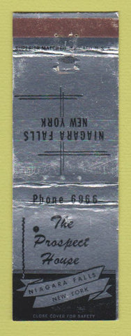 Matchbook Cover - Prospect House Niagara Falls NY SILVER