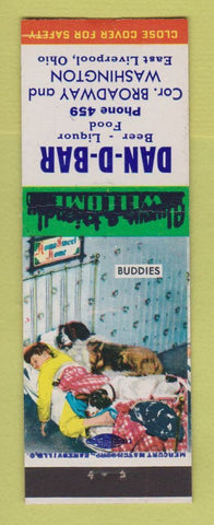 Matchbook Cover - Dan D Bar East Liverpool OH