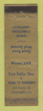 Matchbook Cover - Penn Koffee Shop Huntingdon PA WEAR