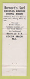 Matchbook Cover - Bernard's Surf Coca Beach FL