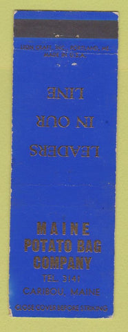 Matchbook Cover - Maine Potato Bay Company Caribou ME WEAR