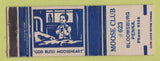 Matchbook Cover - Moose Lodge Bloomsburg PA