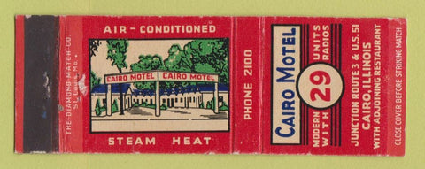 Matchbook Cover - Cairo Motel IL