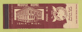 Matchbook Cover - Moose Lodge Ionia MI