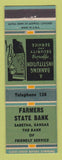 Matchbook Cover - Farmers State Bank Sabetha KS