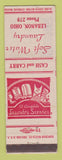 Matchbook Cover - Soft Water Laundry Lebanon OH
