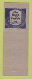 Matchbook Cover - Soft Water Laundry Lebanon OH