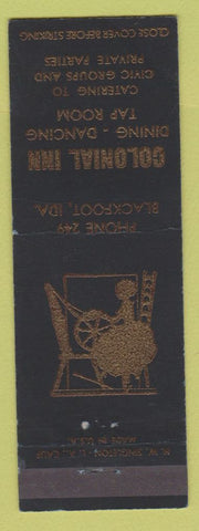 Matchbook Cover - Colonial Inn Blackfoot ID