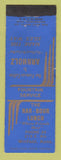 Matchbook Cover - Har Bour Lunch Winfield KS