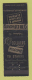 Matchbook Cover - JM Alvarez Clothing Military Civilian Starke FL