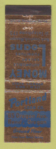 Matchbook Cover - Portland Loan Bend OR WEAR